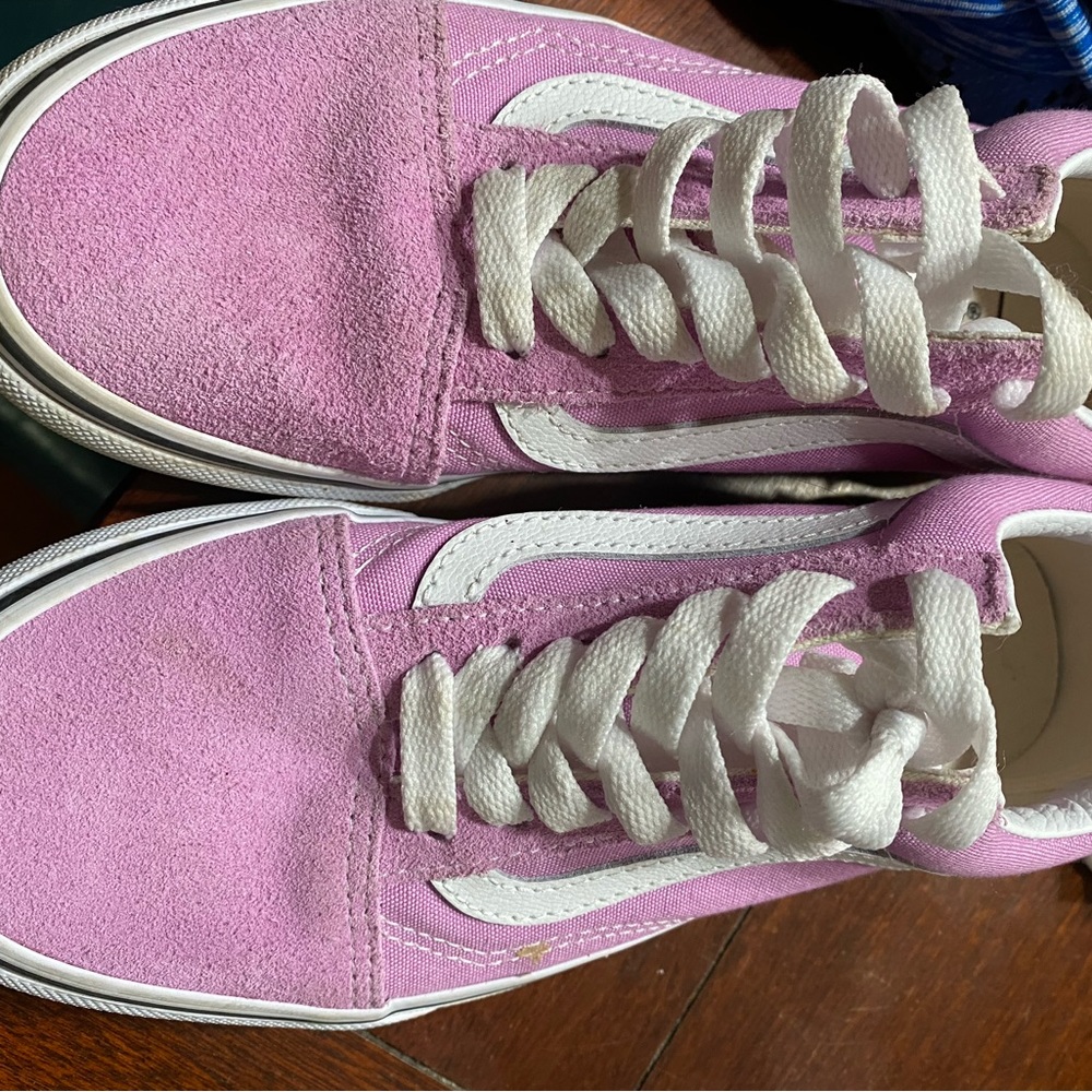 Vans girls purple size 4